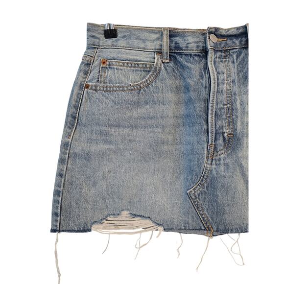 Cello Light Denim Wash Skirt Size Large Preloved - Picture 2 of 10